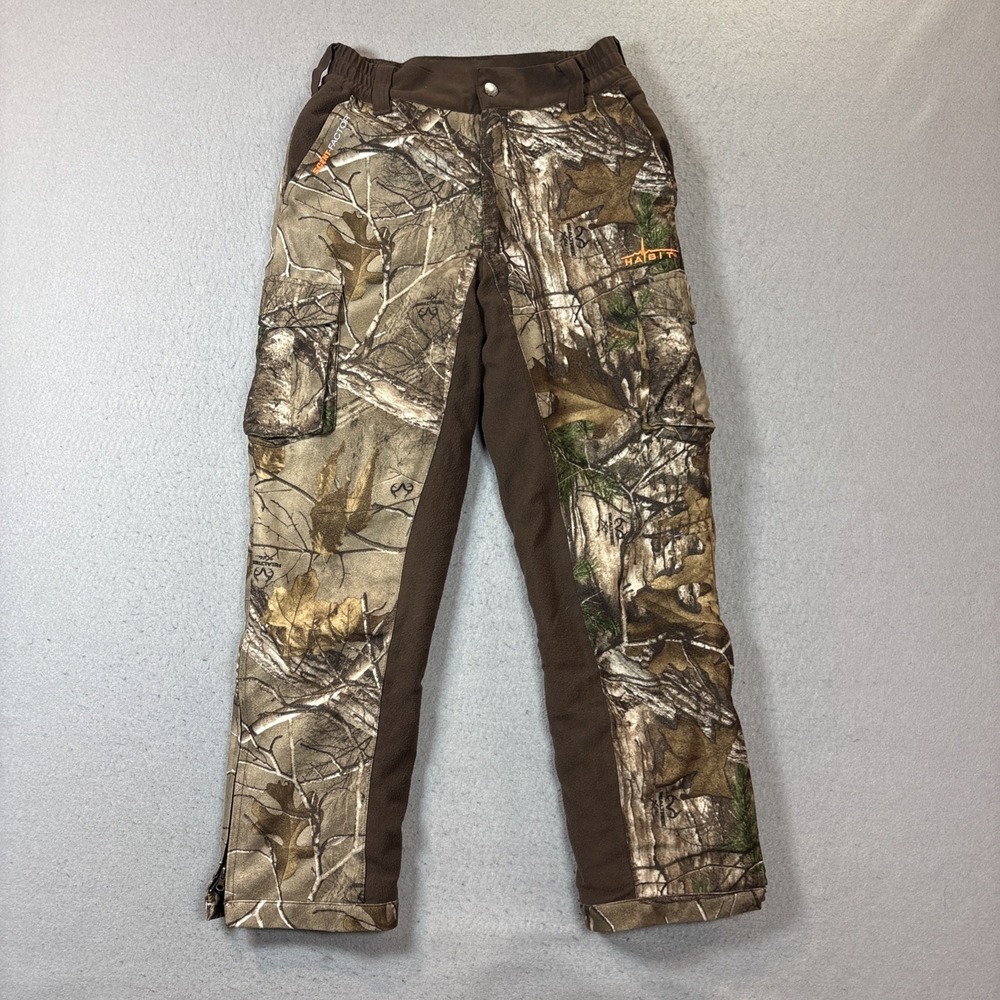 Habit Realtree Xtra Camo Cargo Hunting Pants, Boys Youth L (26x27) Scent Factor